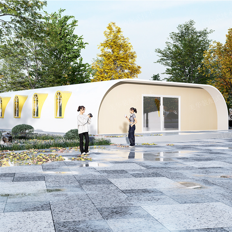 Cápsulas espaciales móviles Residences Scenic Spot Hotel Apple Capsule Casa Integrada Red Apple Capsule Sunshine Room Habitación móvil