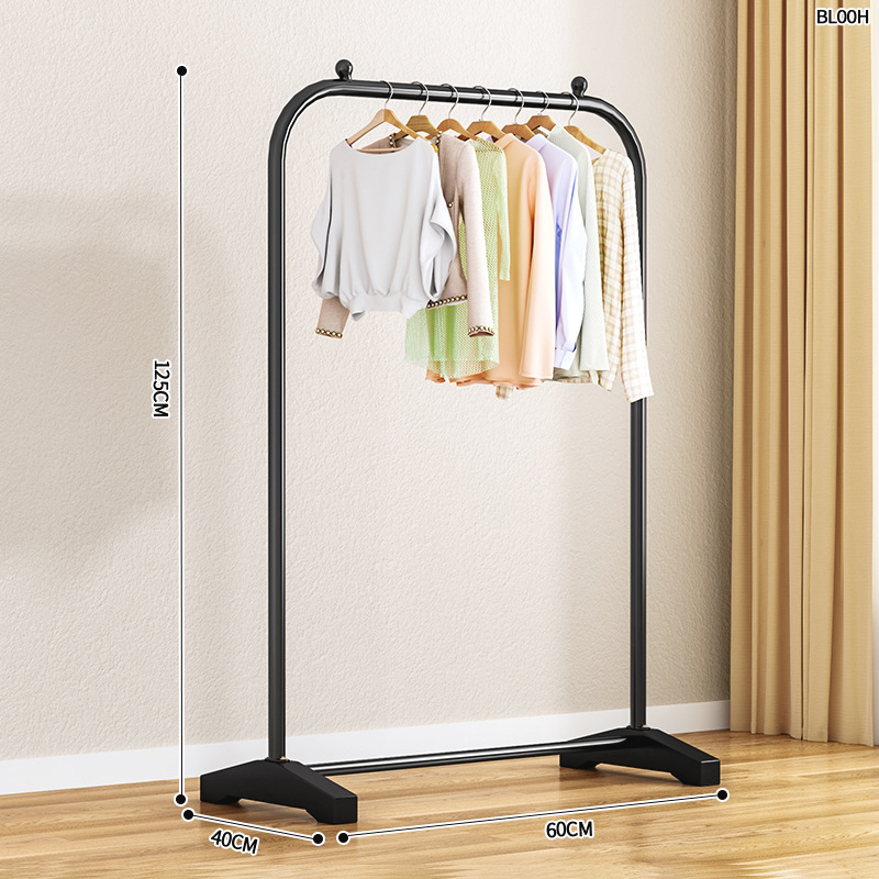 Perchero de Pie Doble Barra Hierro Gran Capacidad para Dormitorio y Balcón image 7