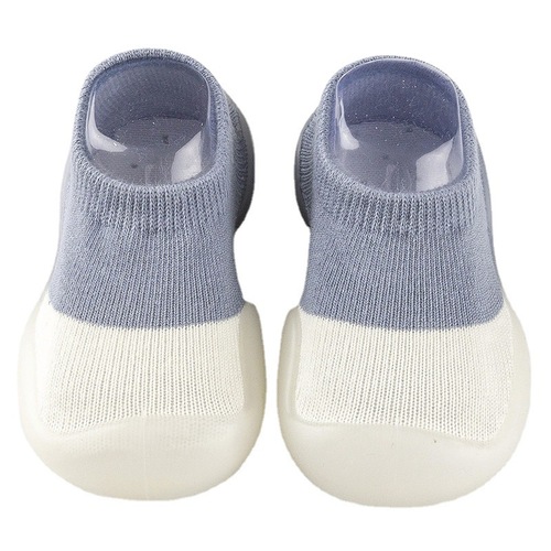 BIUBIU家 韩国秋季男女宝宝撞色软底防滑不易掉跟婴儿学步鞋袜鞋