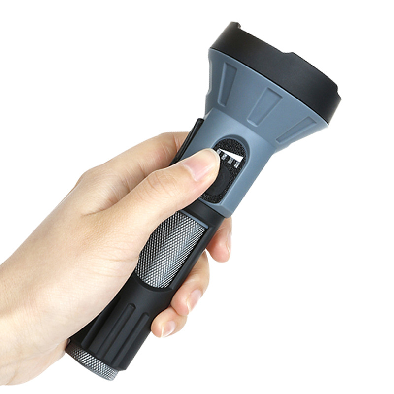 Linterna de foco fijo transfronterizo linterna recargable USB foco portátil de largo alcance Medición de mazorca reflector linterna de salida