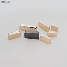 u型尾夹锌合金尾夹箱包五金配件手袋皮具尾扣拉链尾夹现货批发