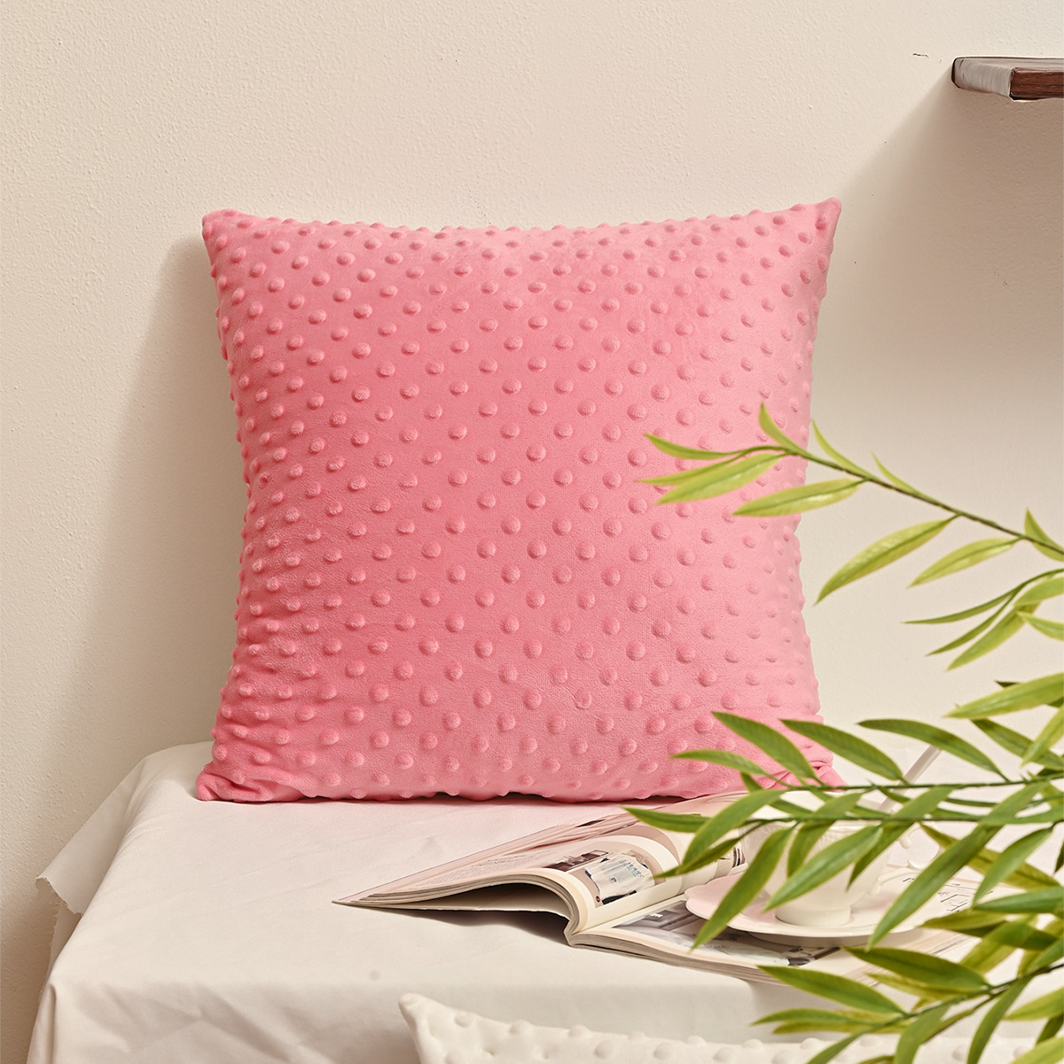 Amazon de color sólido pillowcase Jacquard pillowcase universal pillowcase pillowcase TEMU spot