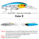 10 Colors Floating Jerkbaits Lures Hard Plastic Minnow Baits Fresh Water Bass Swimbait Tackle Gear