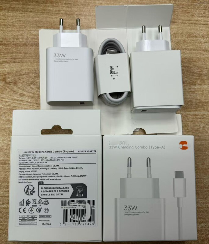 直供适用小米Mi33W充电器USB Charger欧规快充90W67W45W120W|undefined