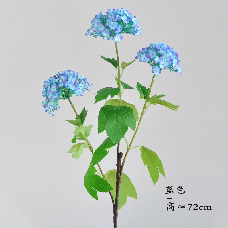 파란색