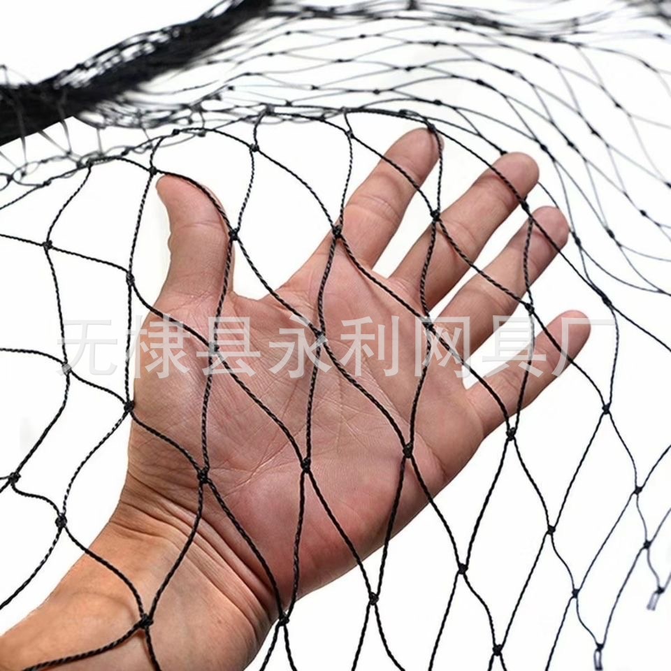 Thickened Nylon Mesh Balcony Anti-Cat Net Poultry Breeding Net Fish Pond Sky Net Breeding Net Orchard Protection Net