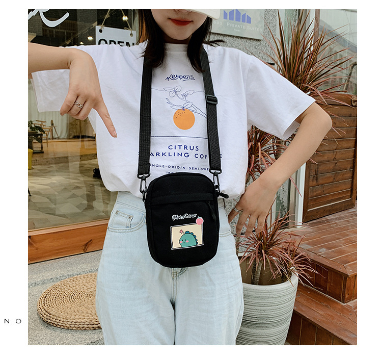 Summer small crossbody bag for girls, new small square crossbody bag for women, Japanese style small crossbody bag, casual retro style crossbody bag undefined