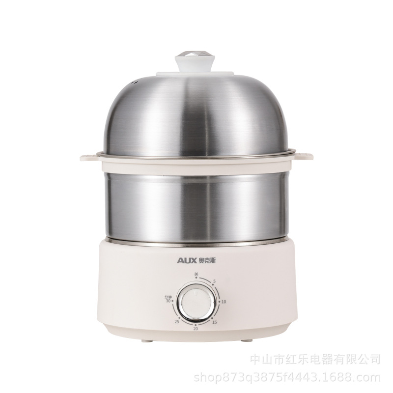 奥克斯煮蛋器跨境现货小型早餐机断电蒸蛋器多功能煮鸡蛋电蒸锅可|undefined