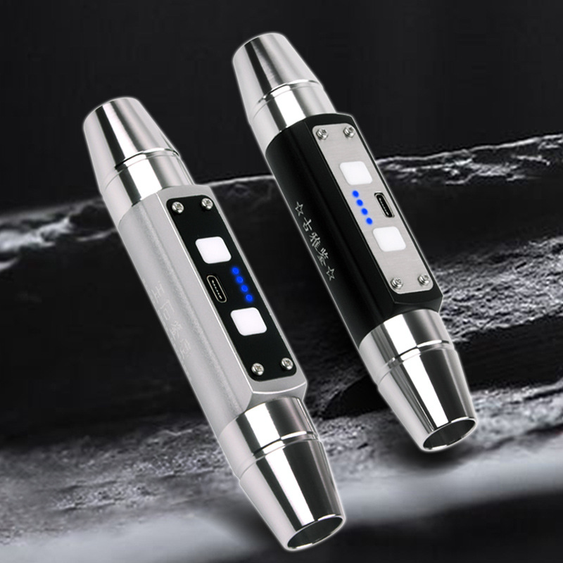 Nueva linterna Jade de doble cabeza 4 luz/6 luz USB Identificación de carga directa joyería Jade reloj de cera de abejas agente fluorescente lámpara