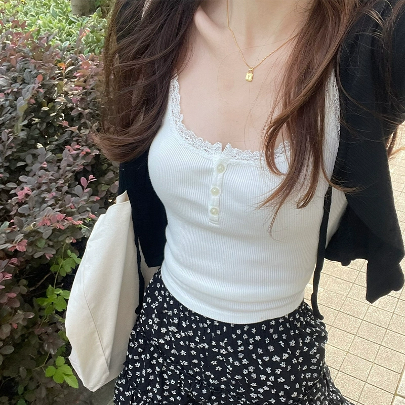 Белый чистый ветер маленький камзол жилет для женщин летом