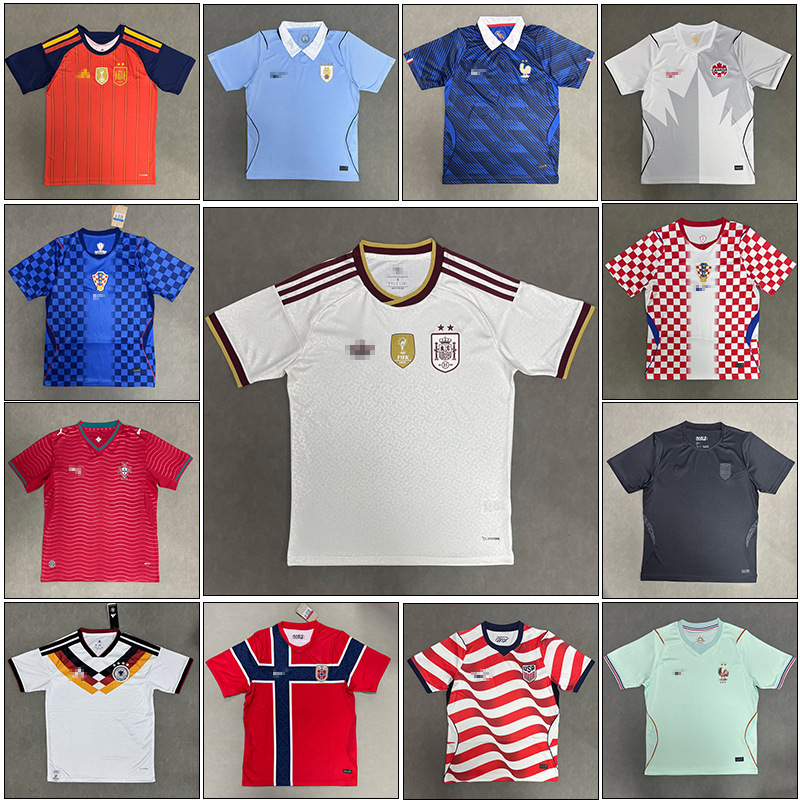 2026 World Cup National Team Jerseys Spain Mexico Argentina Germany France Brazil Short Sleeve Football Jerseys 2026 World Cup National Team Jerseys Spain Mexico Argentina Germany France Brazil Short Sleeve Football Jerseys