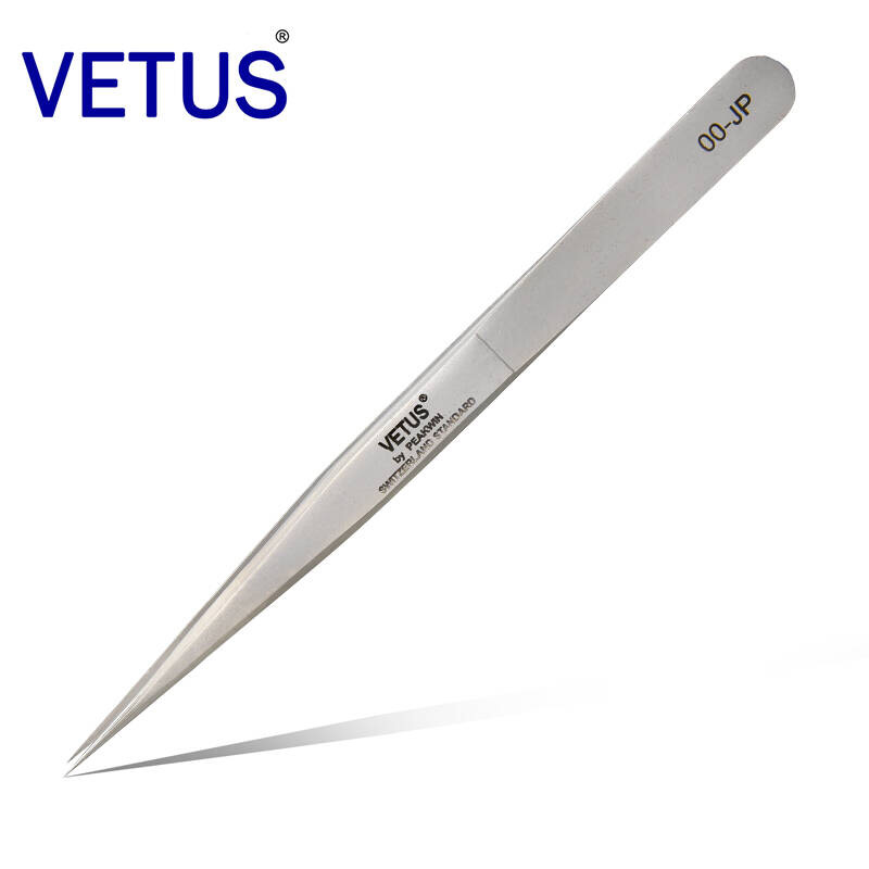 VETUS JP系列高端00-JP精品镊子 特种不锈钢防磁防酸钟表电子维修