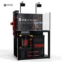 林鲤LINL新款鱼缸底滤过滤系统整套虹吸工业风底滤流化床沉淀仓
