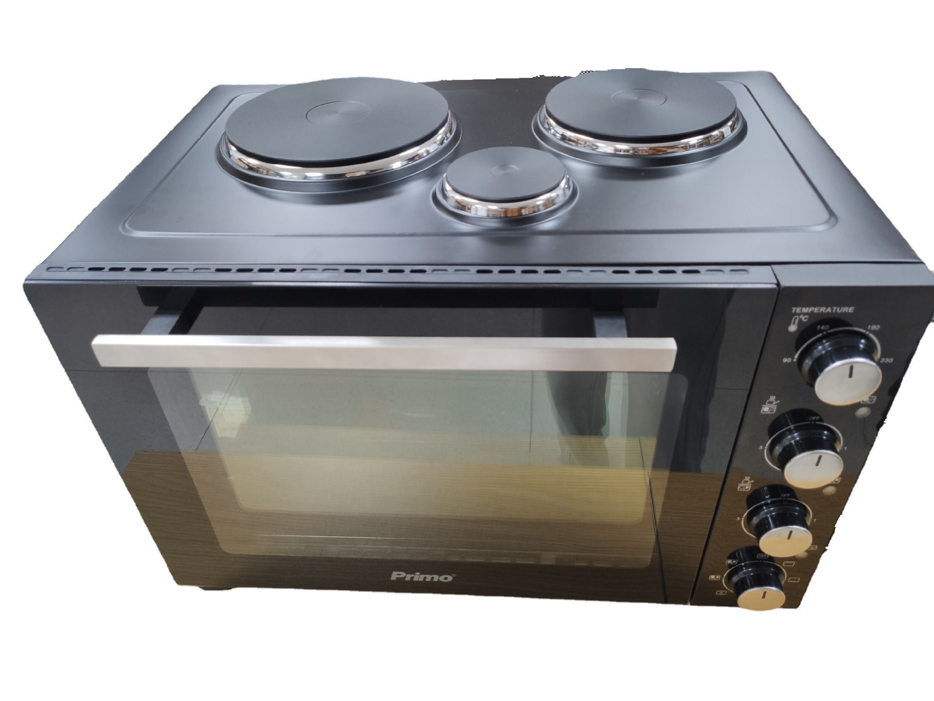 Horno de 48 litros de tres cabezas de horno eléctrico de gran capacidad multifunción regalos de control de temperatura independiente comercio exterior personalizado al por mayor image 6
