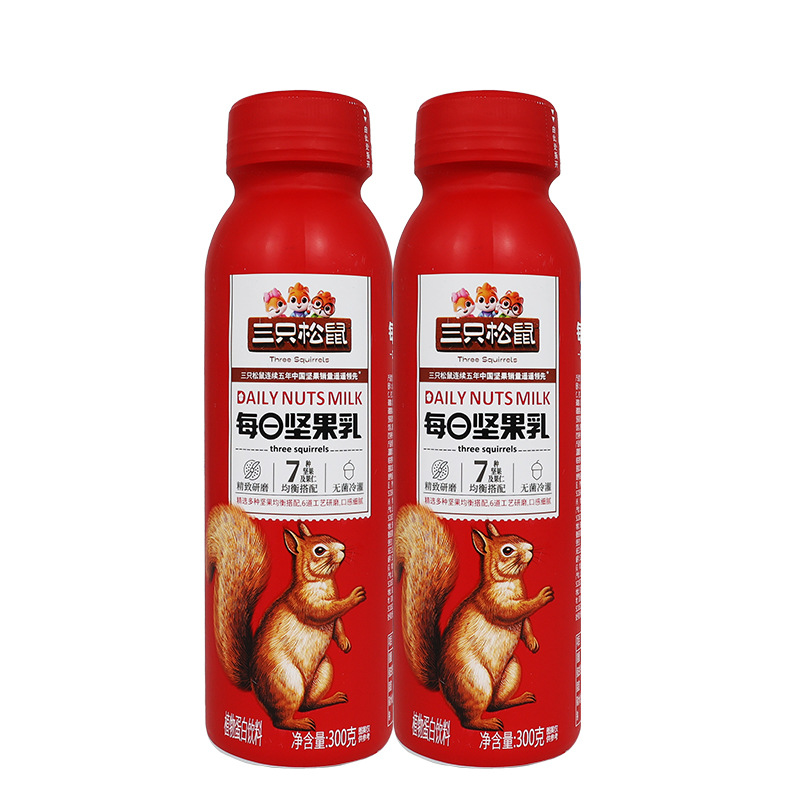 Three squirrels nut milk 300gx2 bottles