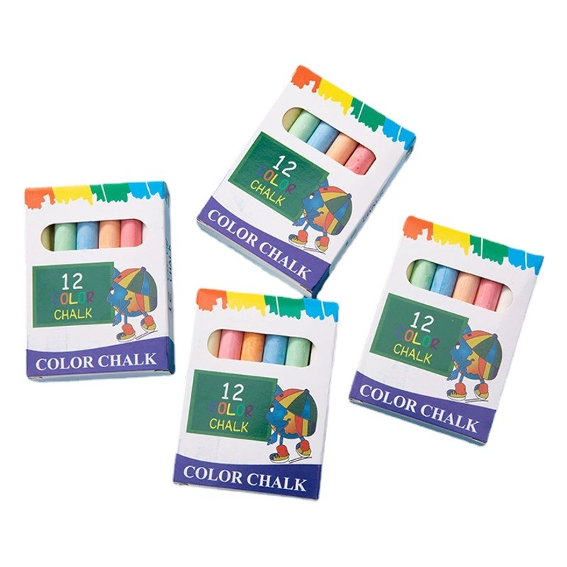 Прямая оптовая продажа с фабрики 12 штук цветного мела/детский мел/Обучающие инструменты для школьных учителей с мелом