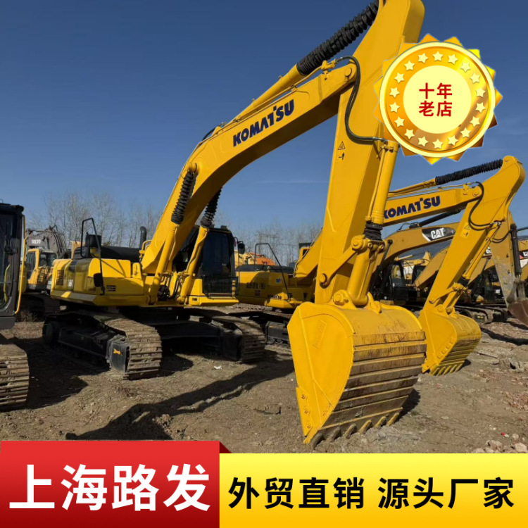 Excavadora de segunda mano de Shanghai Lufa, excavadora de orugas Komatsu PC360 - 7, grúa de gancho de segunda mano, grúa de 36 tonos