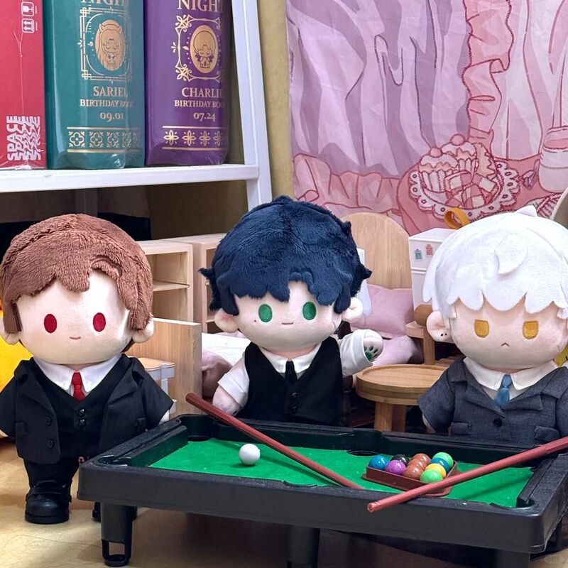 20cm Cotton Doll Clothes Small Suit Cute Plush Doll Clothes Attributes Dress-Up Doll Set Ready for Sale