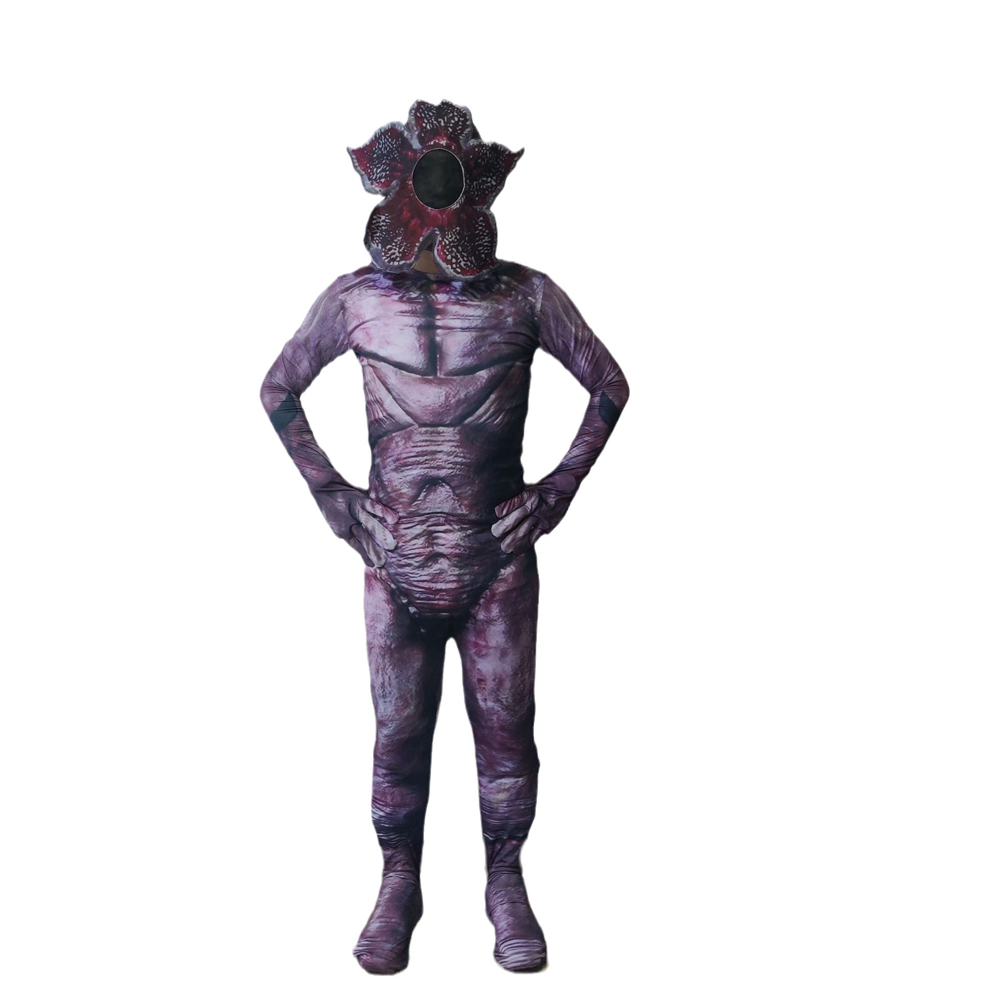 Neu Halloween horror kostüm cosplay monster geschichte bio zombie leistung party mann isst blume overall_voghion.com