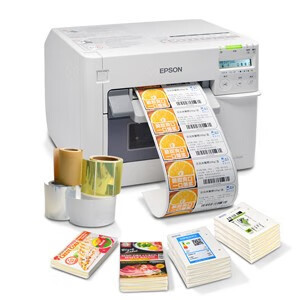 Epson TM-C3520 color self-adhesive label printer barcode sticker digital printing color label machine