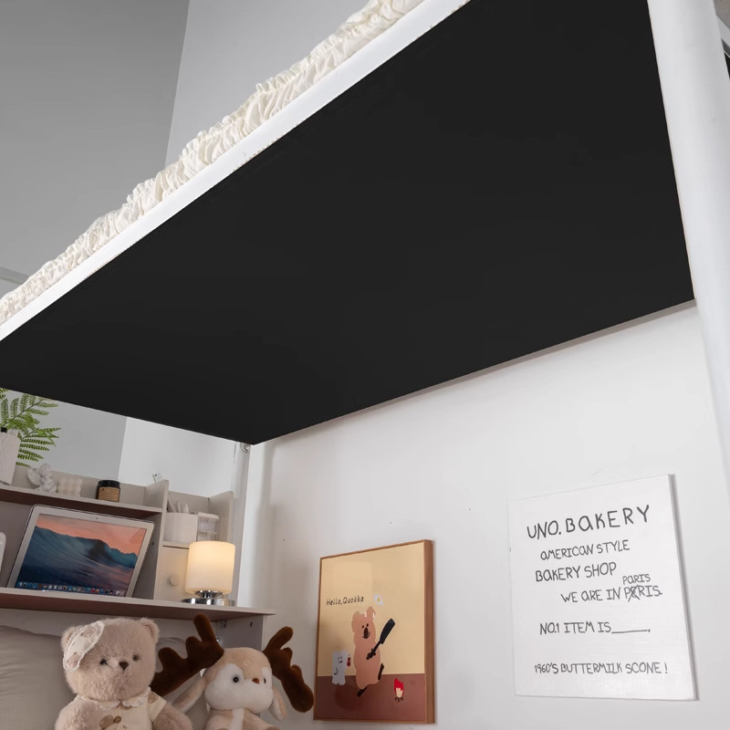 Negro puro (envío de velcro adhesivo fuerte)