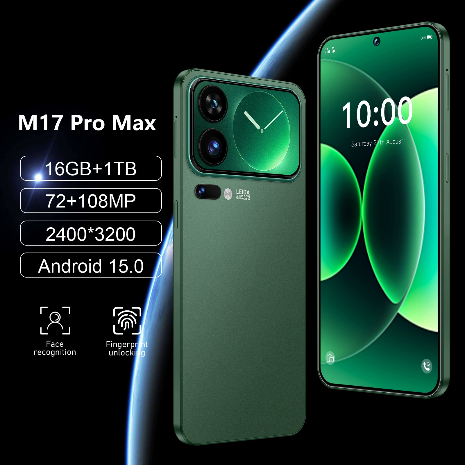 (Кросс-бортовая торговля), смартфон, мобильный телефон, 17promax, 7,3 дюйма, 4G
