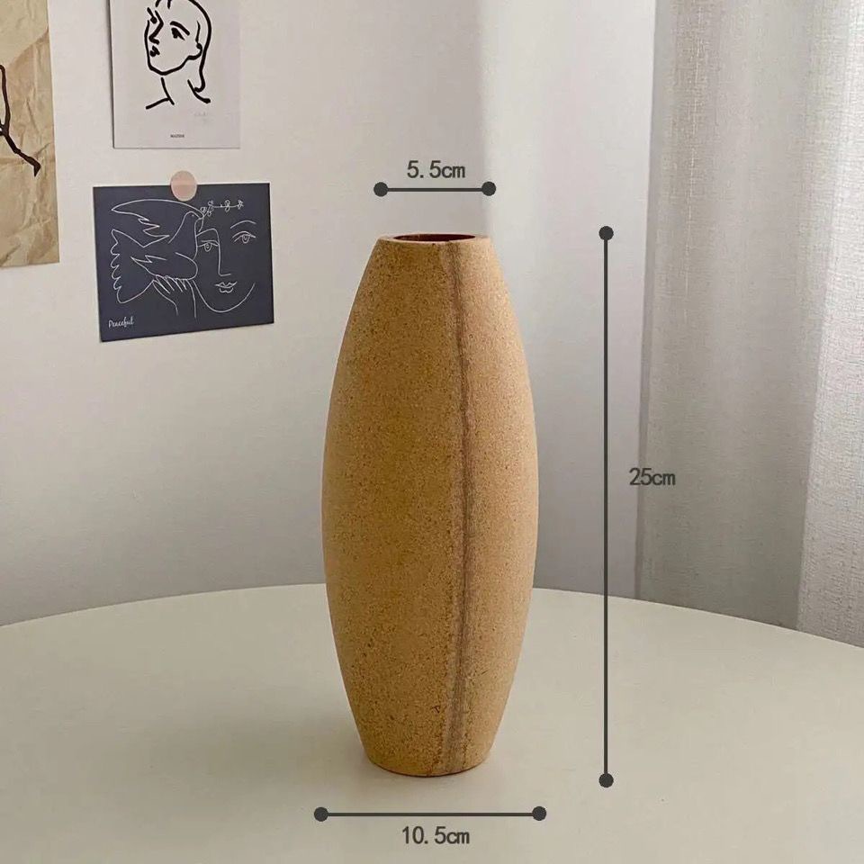 Florero de Madera Artesanal Estilo Retro