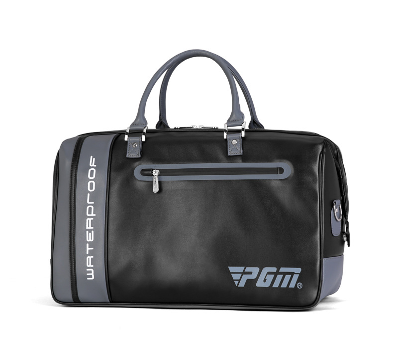 Túi đựng quần áo chơi gôn PGM da microfiber chống thấm nước, có ngăn giày riêng, kích thước 48×28×25 cm — YWB038-màu xám đen, YWB038-màu xám trắng, YWB038-Trắng xanh đậm chi tiết 14