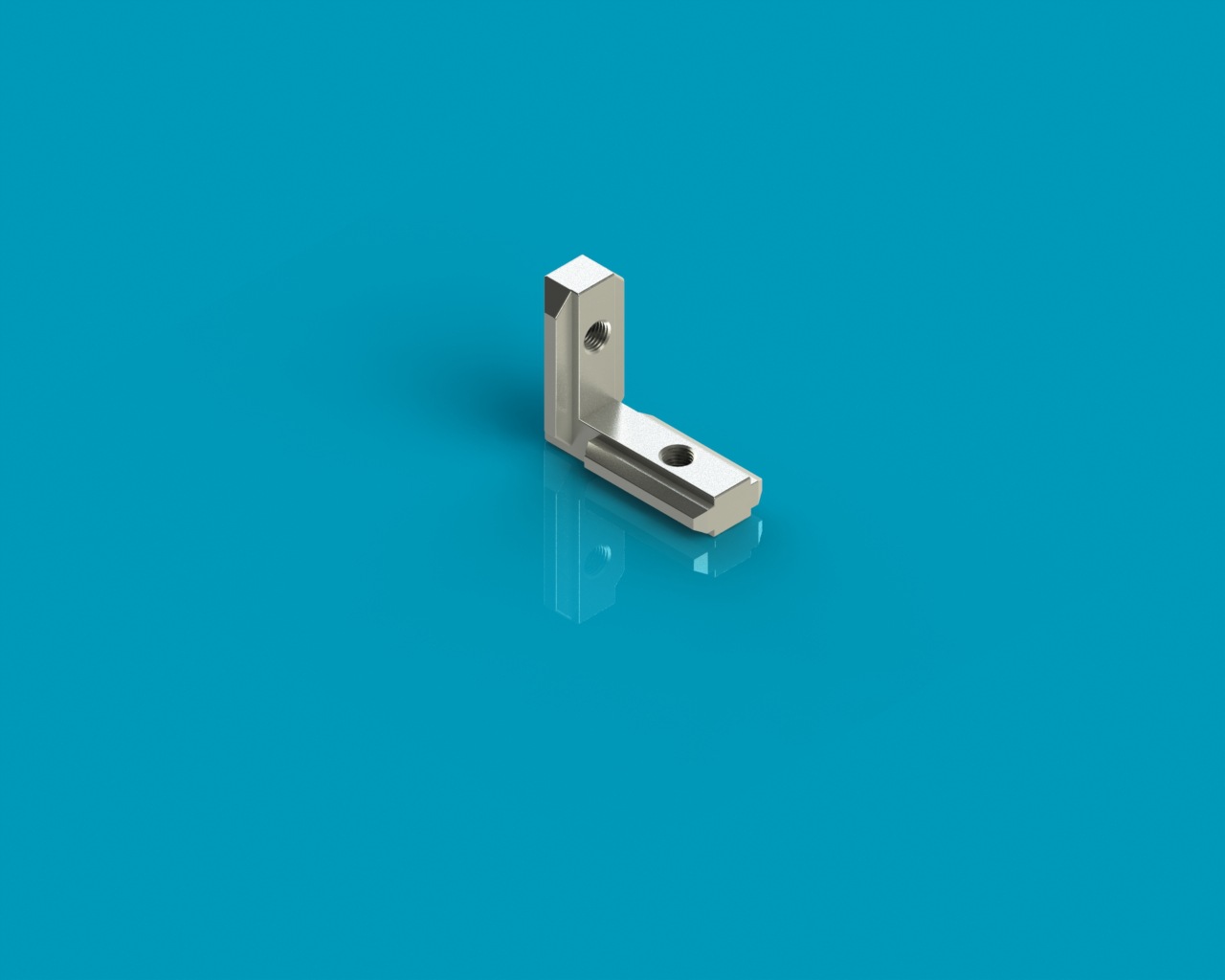 欧标30内置角槽 8mm槽铝型材连接角槽 碳钢角件 铝材90度连接件