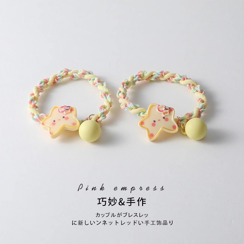 Dulces lindas estrellas clips de cabello elásticos duraderos no lastimar tocado de cabello frente clips de frangeo joyas para niños