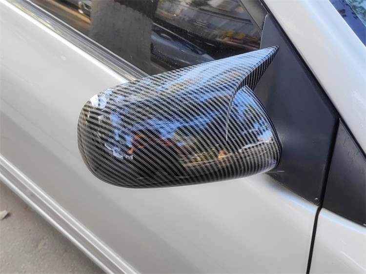 Suitable for Toyota Old Corolla 2006-2013 Models, Carbon Fiber Rearview Mirror Horn Covers, Specifically for Toyota