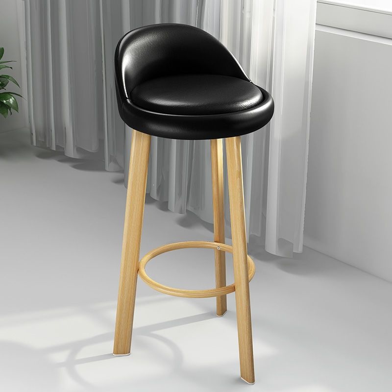 Black leather-log color