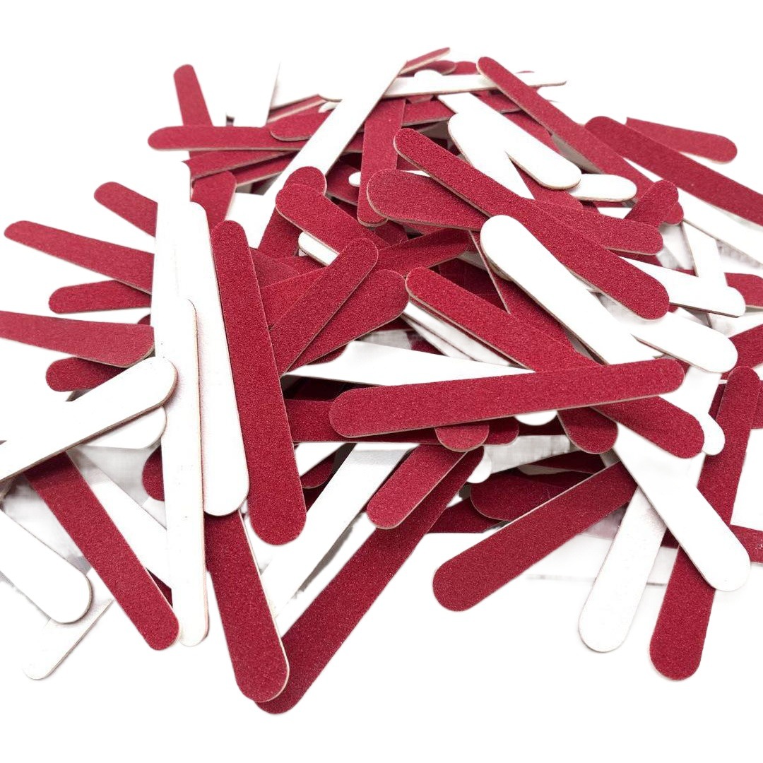 Disposable Wooden File Mini Small File Nail Rub Double-Sided Wear-Resistant Trim File Strip