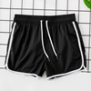 泳裤男防尴尬宽松速干含内衬黑色平角三分裤海边度假泳衣男泡温泉
