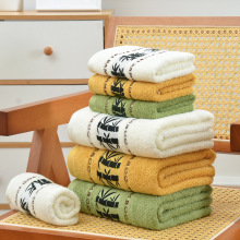 竹纤维毛巾浴巾批发加厚柔软吸水提花断档抗菌面巾跨境热销套装