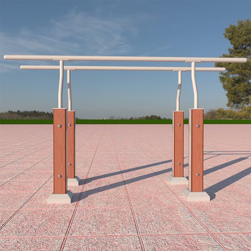 Nuevo estándar nacional al aire libre equipo de acondicionamiento físico de plástico y madera camino de acondicionamiento físico multifuncional integrado equipo de acondicionamiento físico de ancianos equipo de entrenamiento