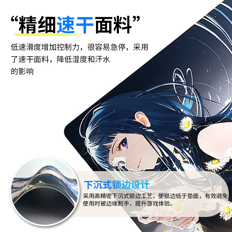Mouse Pad Oversized Non-slip Thick 490*420*4 from Yomiego