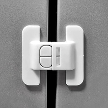 冰箱门闭门器安全卡扣免打孔通用型冰箱门锁关不严防开器|undefined