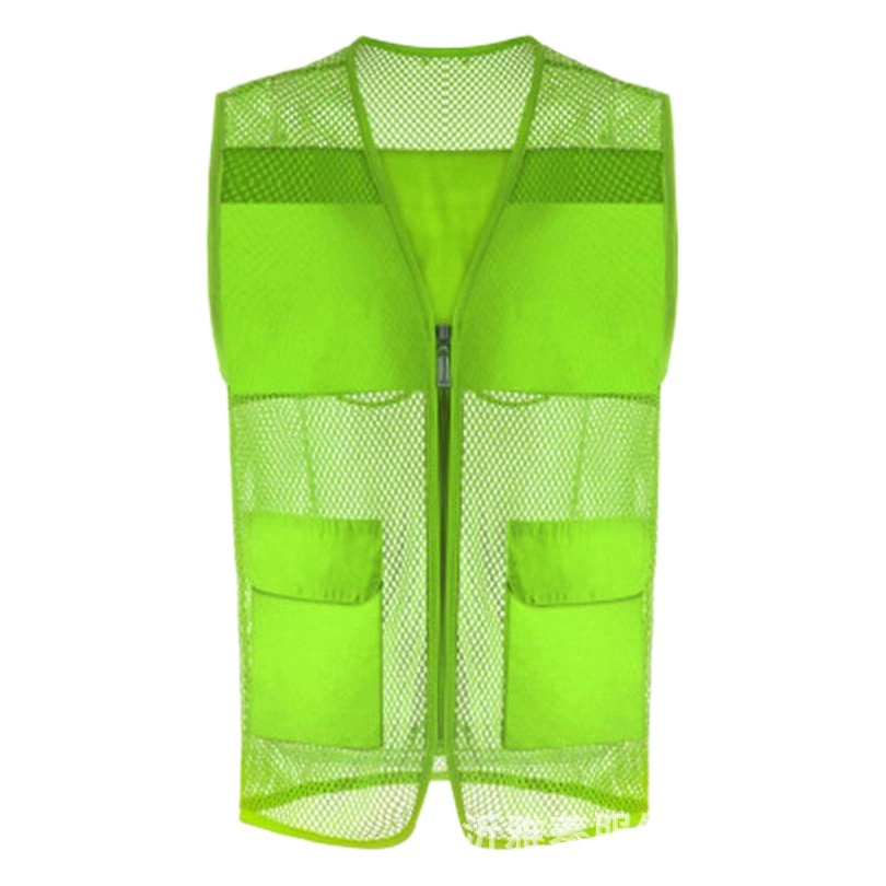 Дышащая сетка тонкая сетка жилет фотография открытый волонтер общественного благосостояния культурная рубашка жилет оптом