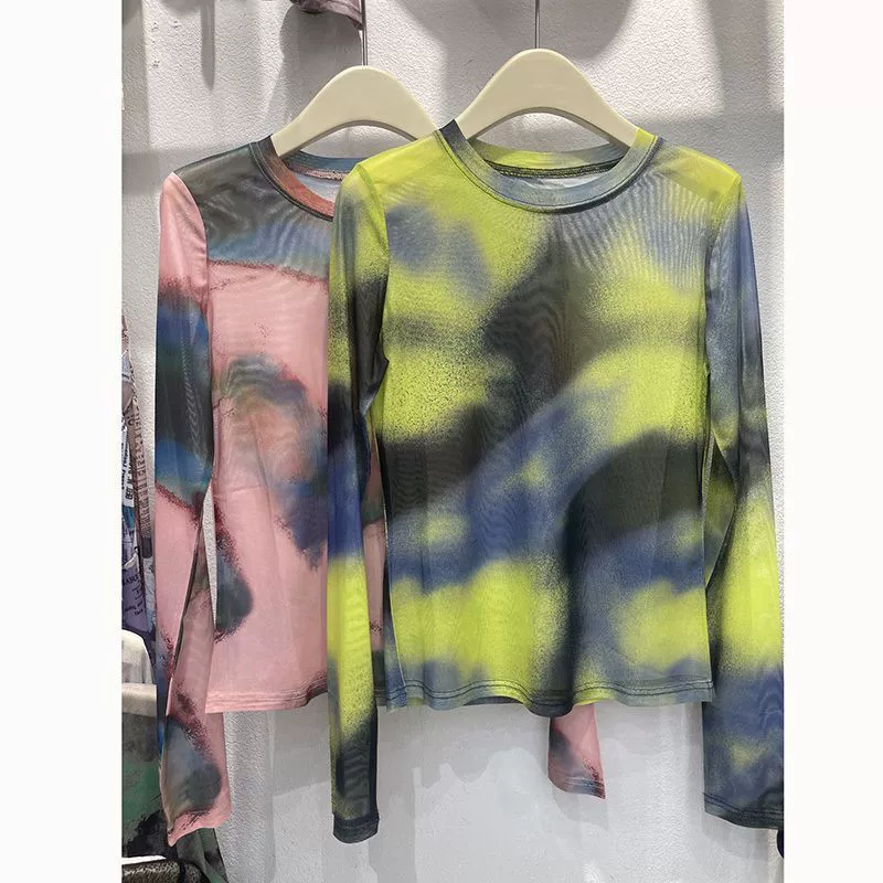 Niche Design Sense Halo, Солнцезащитная футболка с длинными рукавами, женский модный приталенный Универсальный Тонкий Повседневный модный топ для похудения