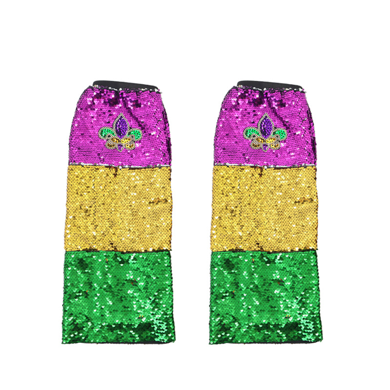 Europa y América de la moda callejera de metal sequinilla piernas cinturón elástico pantalones de baile de carnaval disfraz de gala props