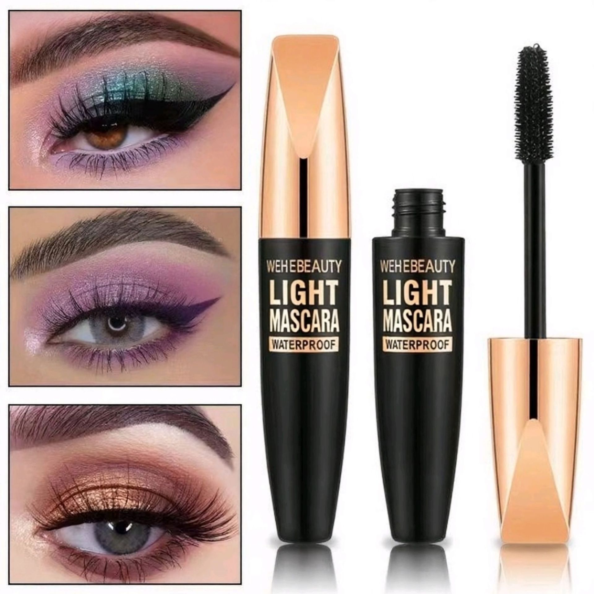 Mascara Plump Curly Long Thick Waterproof Not Smudge Long-lasting Eyelashes