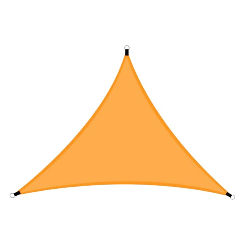 Outdoor Triangular Canopy for Patio, Balcony, Sunshade Sail, 3m Silver-Coated Sunshade Awning, Landscape Rain Shelter, Rainproof