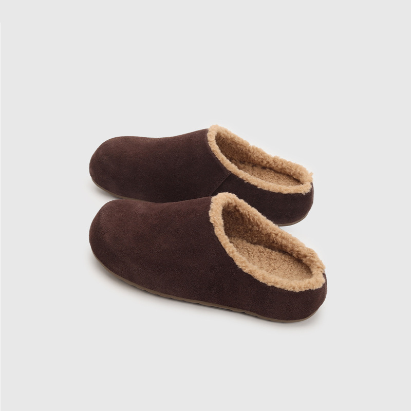 2025 Autumn and Winter New Style Genuine Leather Birkenstock Shoes for Women Thick-Soled Slip-On Plus Plush Fur Shoes Trendy Snow Boots Slippers for Women 2025 Autumn and Winter New Style Genuine Leather Birkenstock Shoes for Women Thick-Soled Slip-On Plus Plush Fur Shoes Trendy Snow Boots Slippers for Women