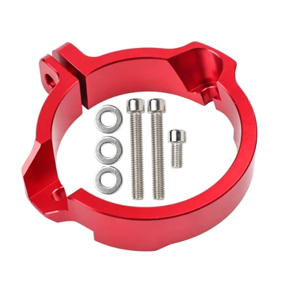 Off-road motorcycle exhaust pipe Motorcycle exhaust pipe - red-ktm-exhaust-port-protection