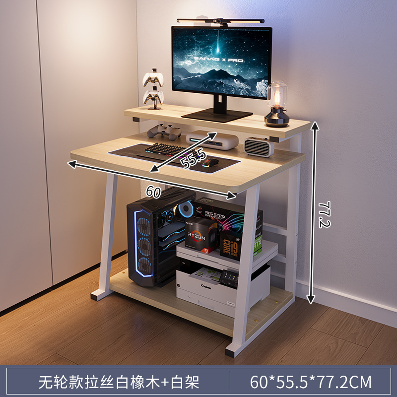 Escritorio pequeño para computadora de escritorio, escritorio de estudio móvil para el hogar, escritorio para computadora portátil, escritorio simple, mesa de dormitorio, mesa lateral