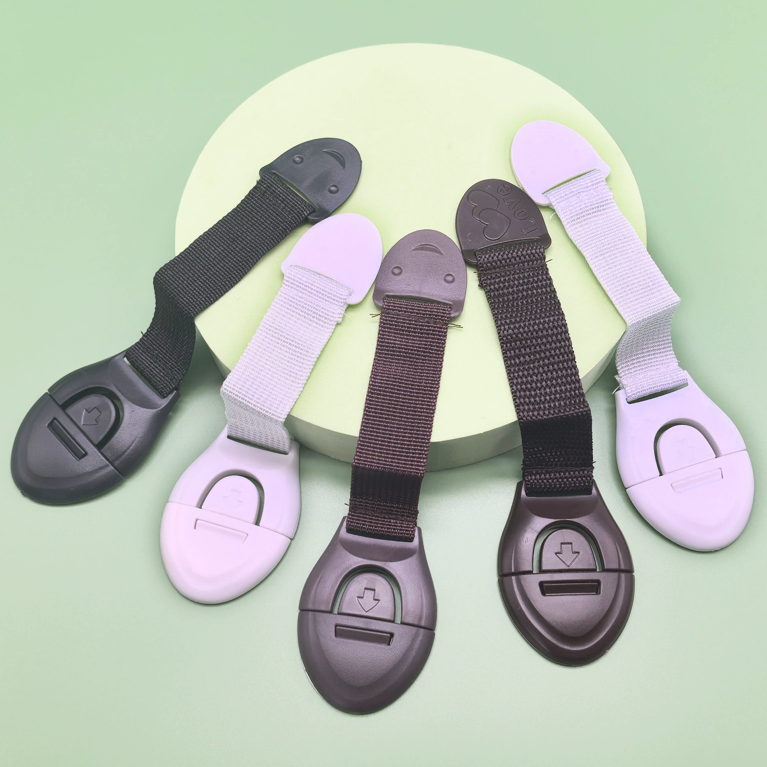 Dulaidu Play Ribbon Многофункциональный защитный замок Детская Защитная ткань Замок для ремня Ящик Защитный замок