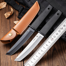 军刀小直刀户外刀菊田刀野外求生狩猎防身刀具锋利吃肉小刀水果刀