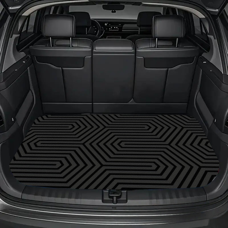 Simple Solid Color Car Trunk Mat, Stain-Resistant and Wear-Resistant, Universal for All Seasons, Water-Absorbent Storage Mat, Cross-Border Temu