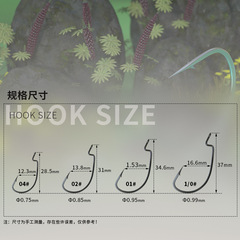 Ordinary Road Wide Abdomen Crank Hook New Slim 50 pcs Boxed Texas Fishing Rig Bullet Lead Grouper Lure Hook